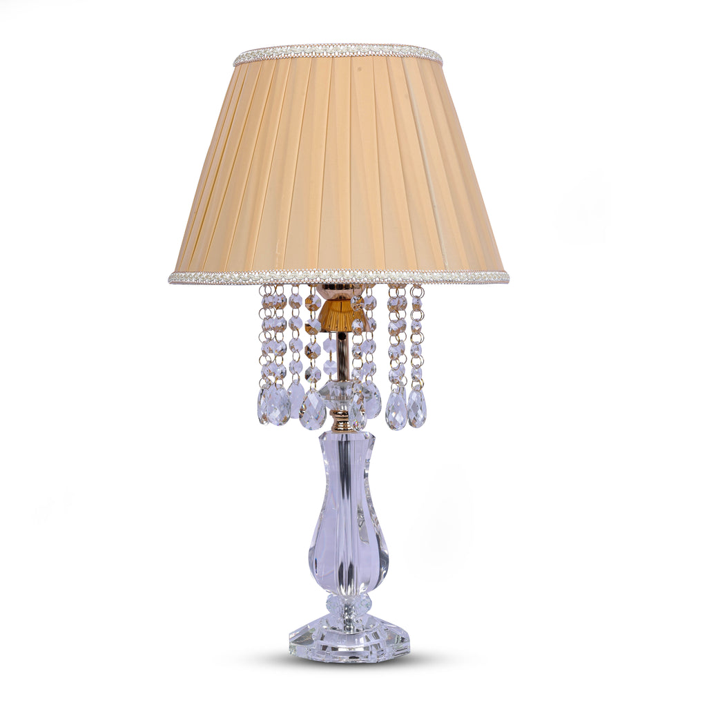 Imperial Cascade (Crystal, Gold) Table Lamp