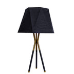 Shadow Geometry (Black, Gold) Table Lamp