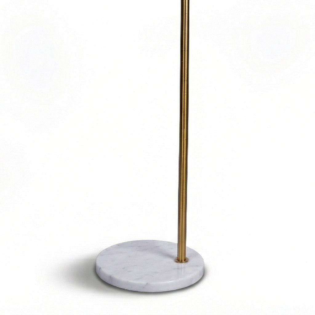 Golden Globe Arc (Gold, Smoke) Floor Lamp