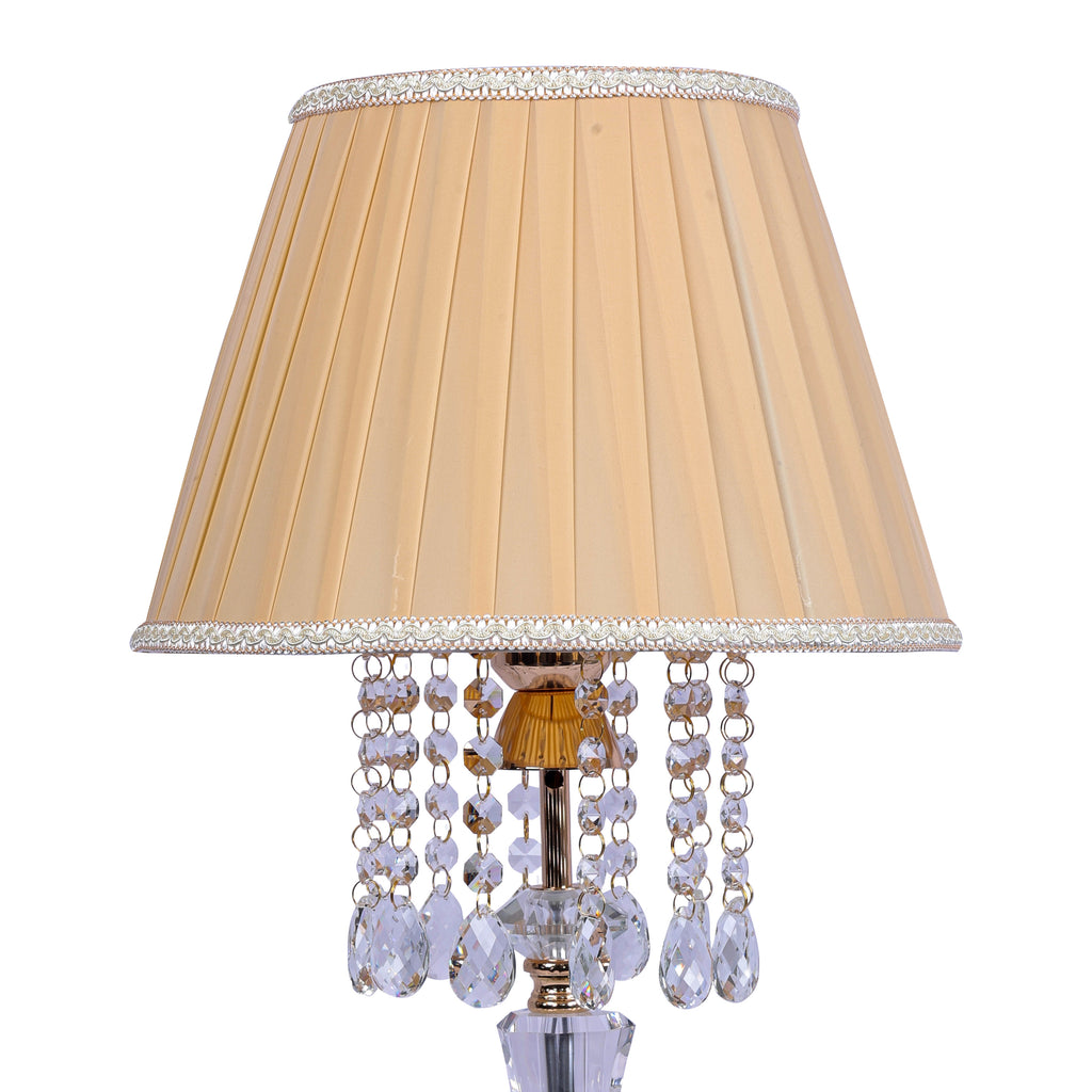 Imperial Cascade (Crystal, Gold) Table Lamp