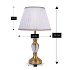 Vintage Bloom (Gold, Ivory) Table Lamp