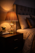 Royal Crystal Luxe (Gold, Amber) Table Lamp
