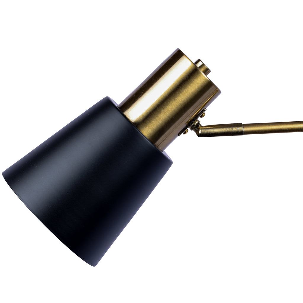 Modern Axis (Black, Gold) Task Table Lamp