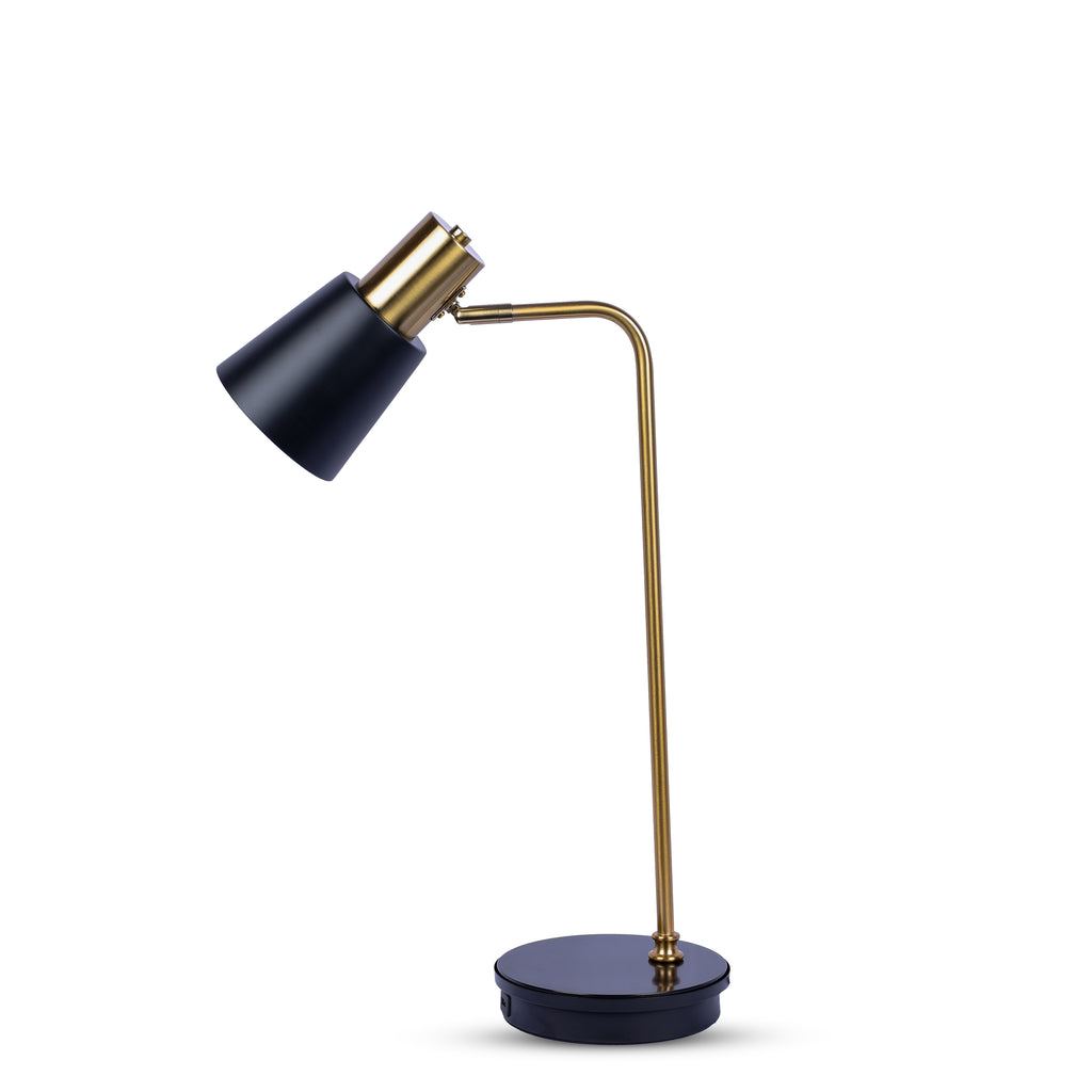 Modern Axis (Black, Gold) Task Table Lamp