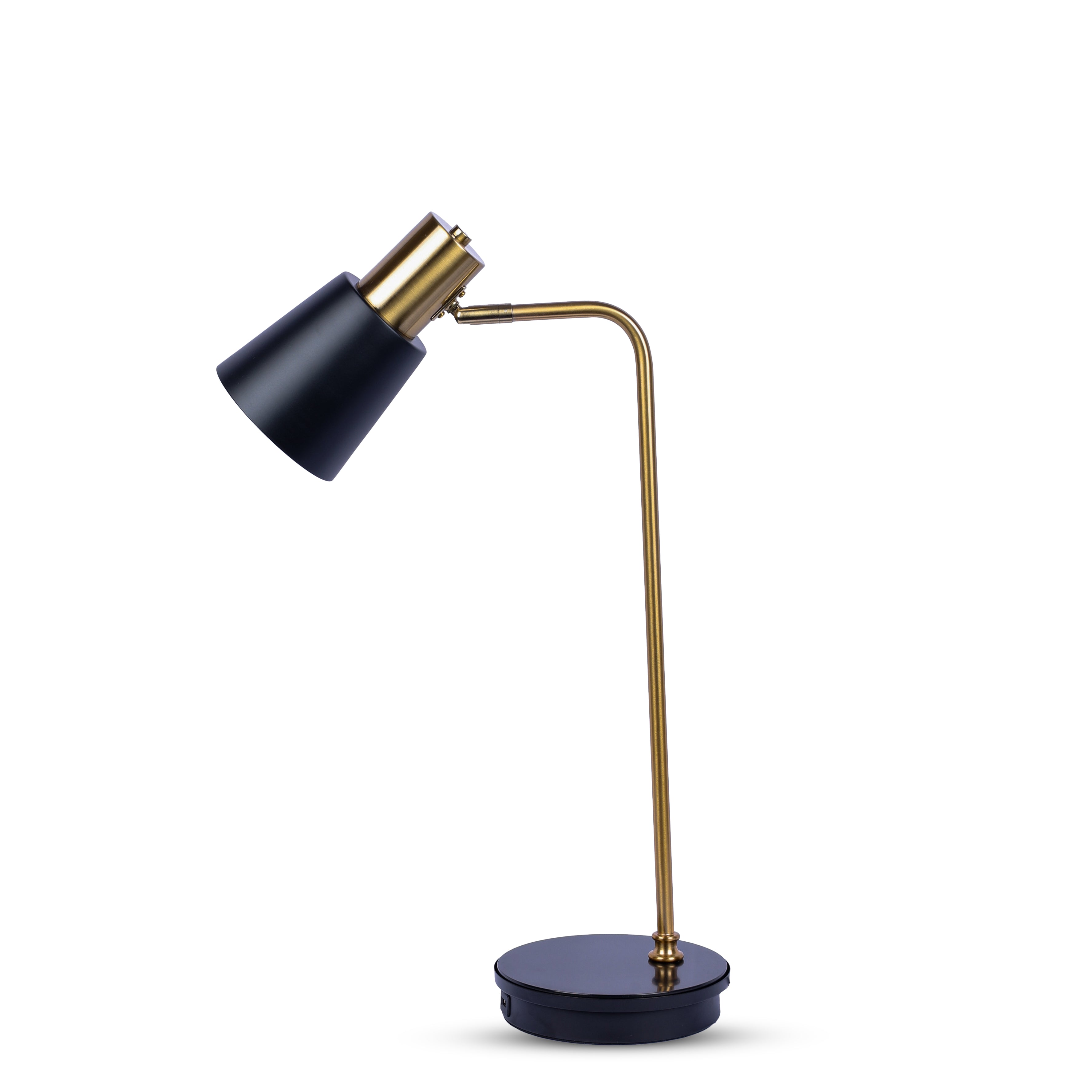 Modern Axis (Black, Gold) Task Table Lamp