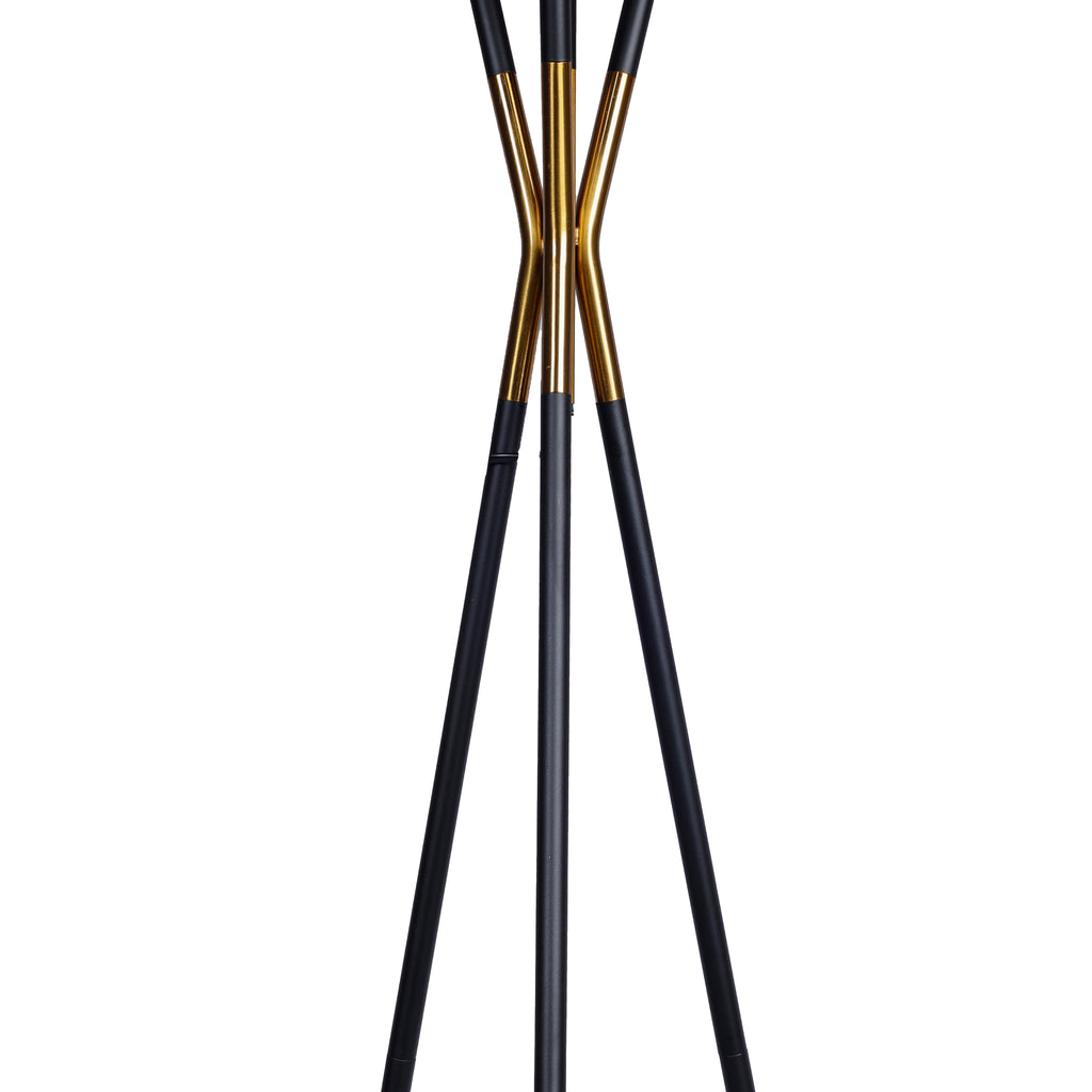 Geometric Axis (Black, Gold) Tripod Floor Lamp
