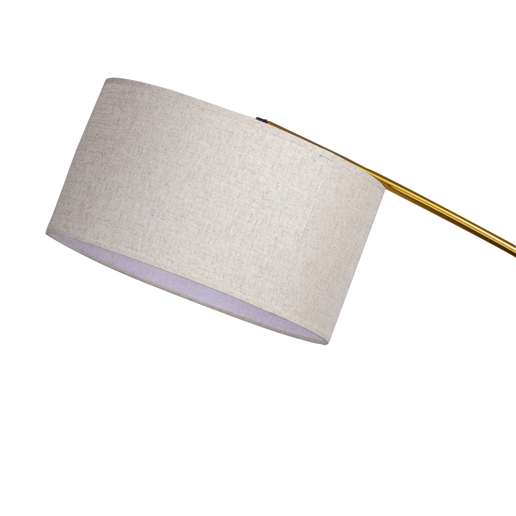 Arc Harmony (Gold, Beige) Floor Lamp