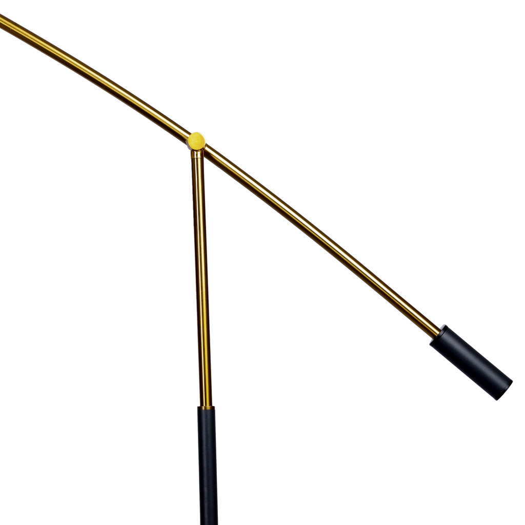 Arc Harmony (Gold, Beige) Floor Lamp