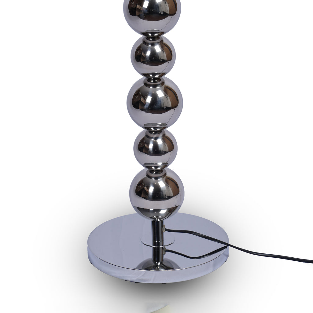 Chrome Sphere Tower (Chrome, Black) Floor Lamp