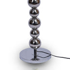 Chrome Sphere Tower (Chrome, Black) Floor Lamp