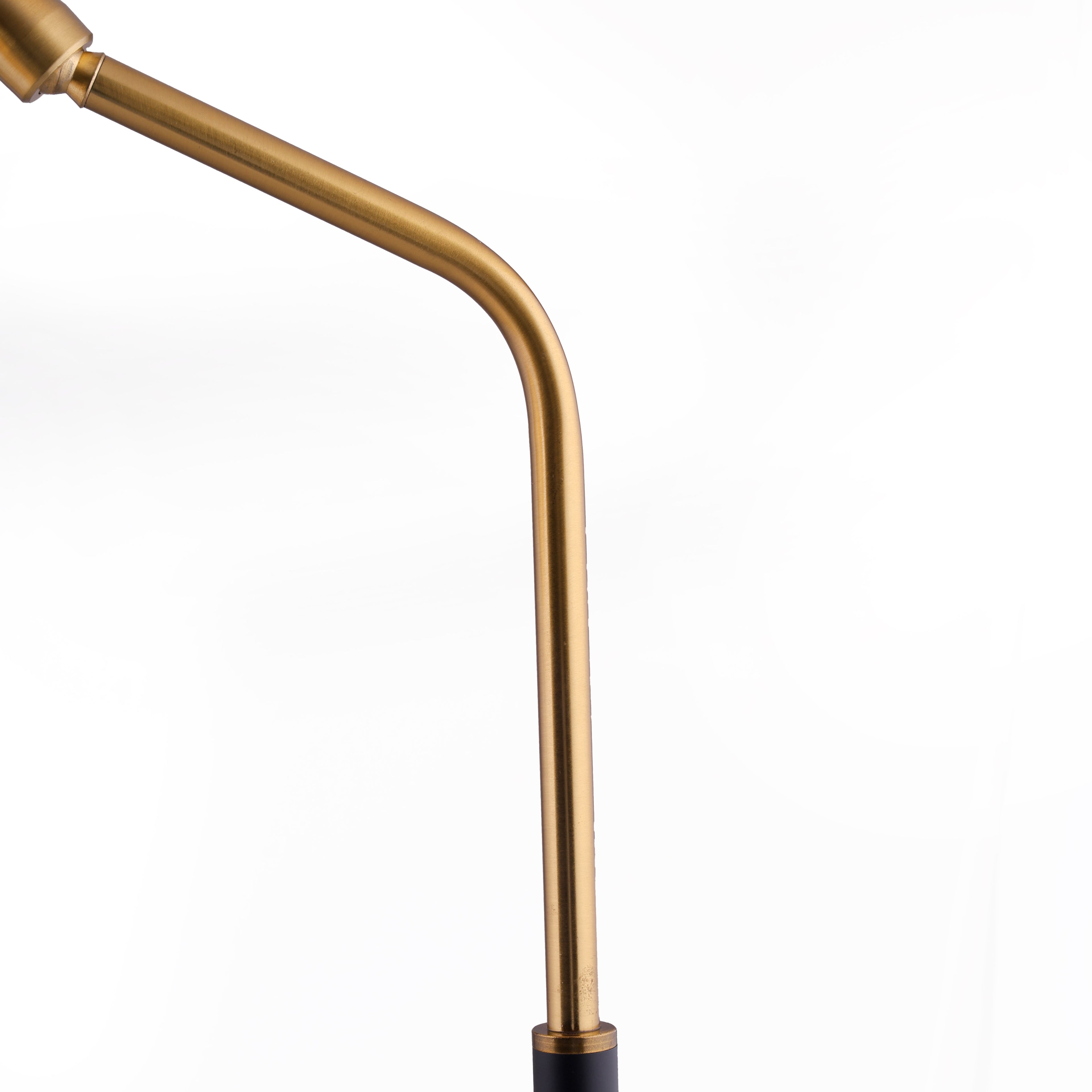 Amber Orbit (Gold, Black) Glass Table Lamp