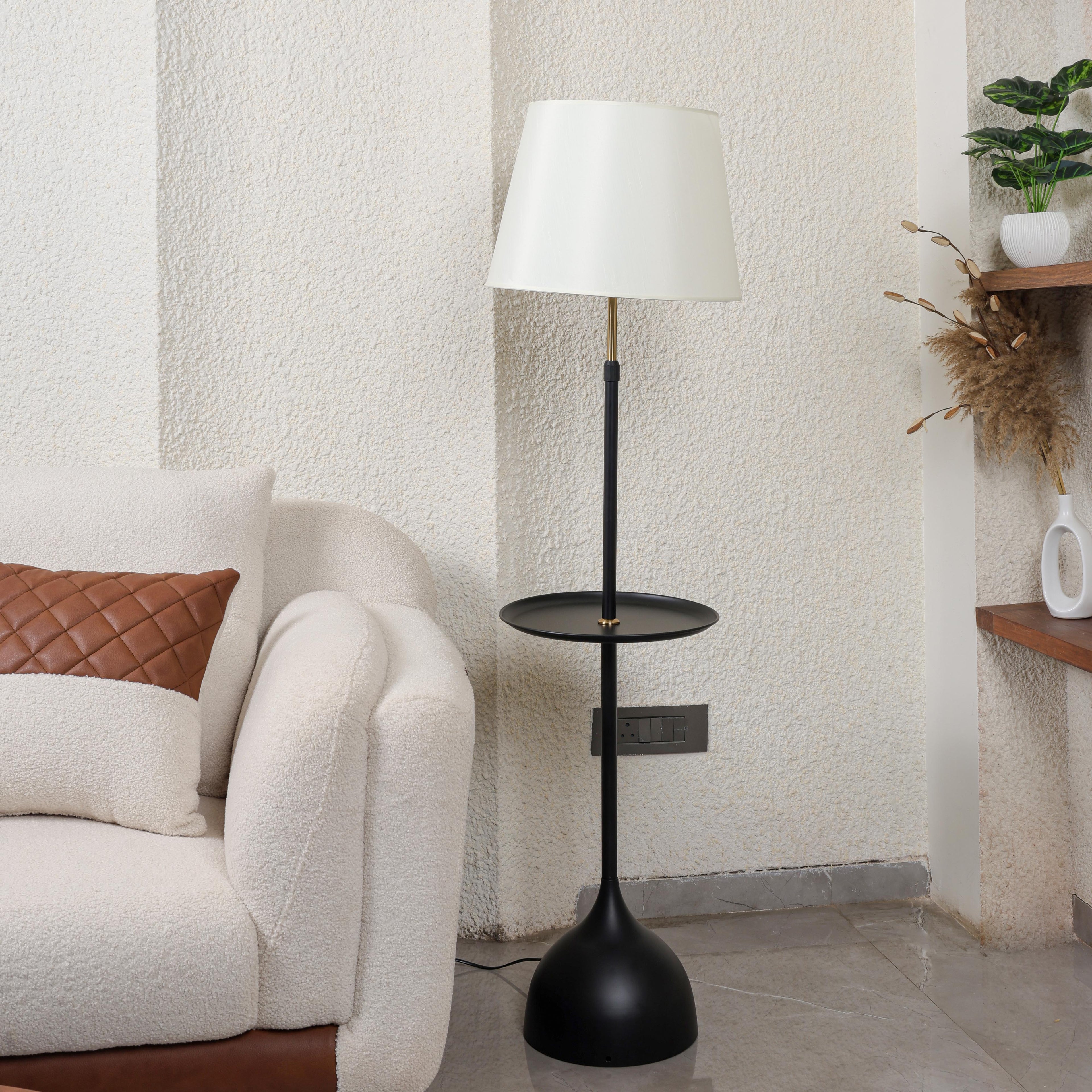 Golden Sphere Arc (Gold, Smoke) Floor Lamp