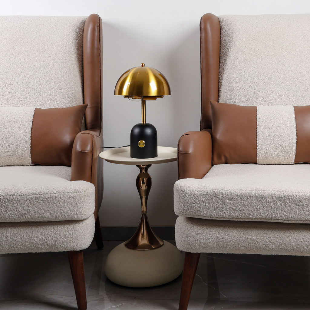 Golden Dome Luxe (Gold, Black) Table Lamp