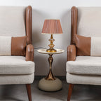 Royal Crystal Luxe (Gold, Amber) Table Lamp