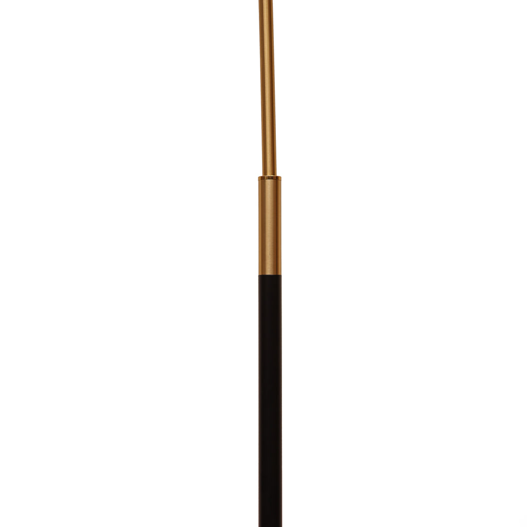 Ivory Arch Glow (Gold, Ivory) Floor Lamp