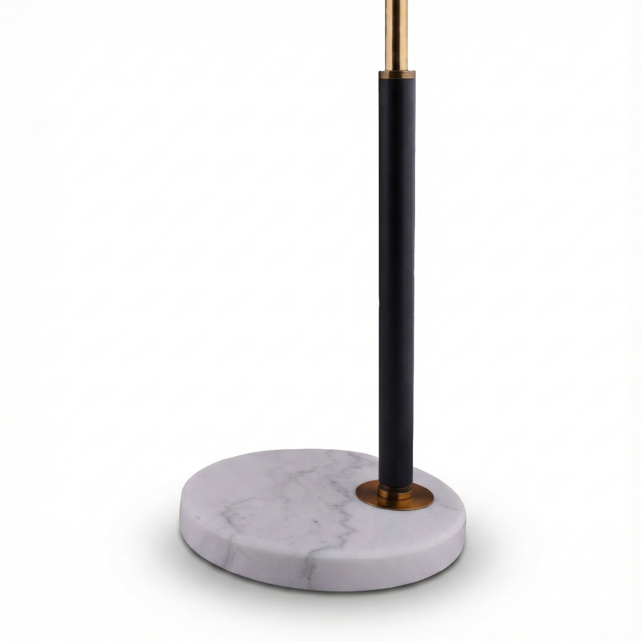 Amber Orbit (Gold, Black) Glass Table Lamp
